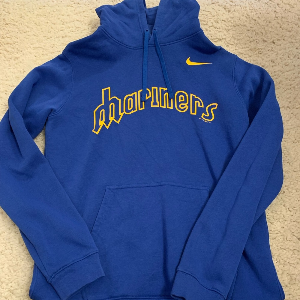 Royal blue Mariners MLB hoodie
